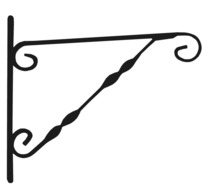 Brakett svart 30-35 cm